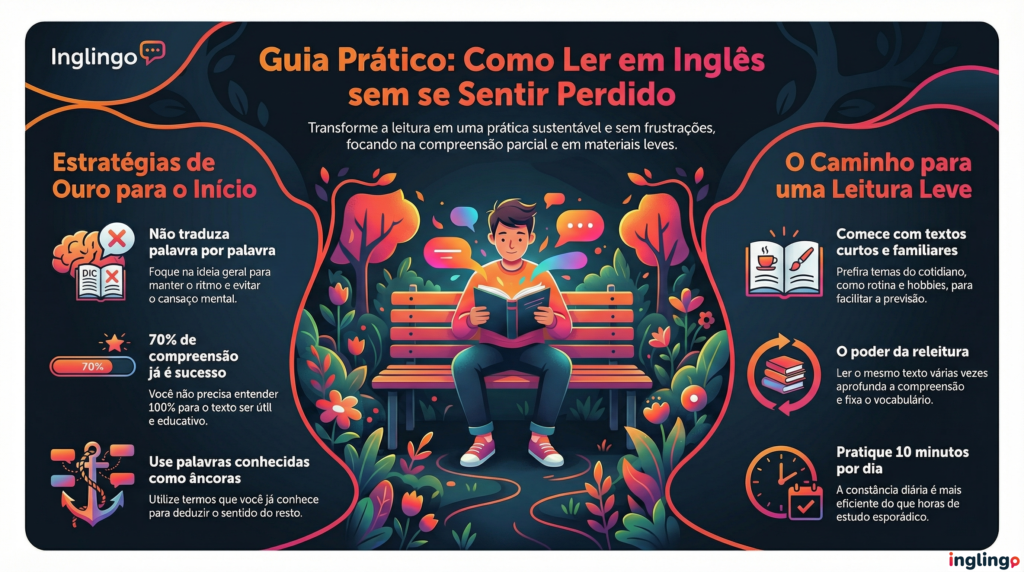 como ler em inglês iniciante