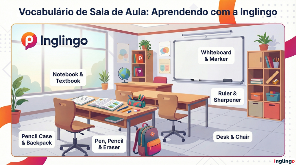 vocabulário escola inglingo